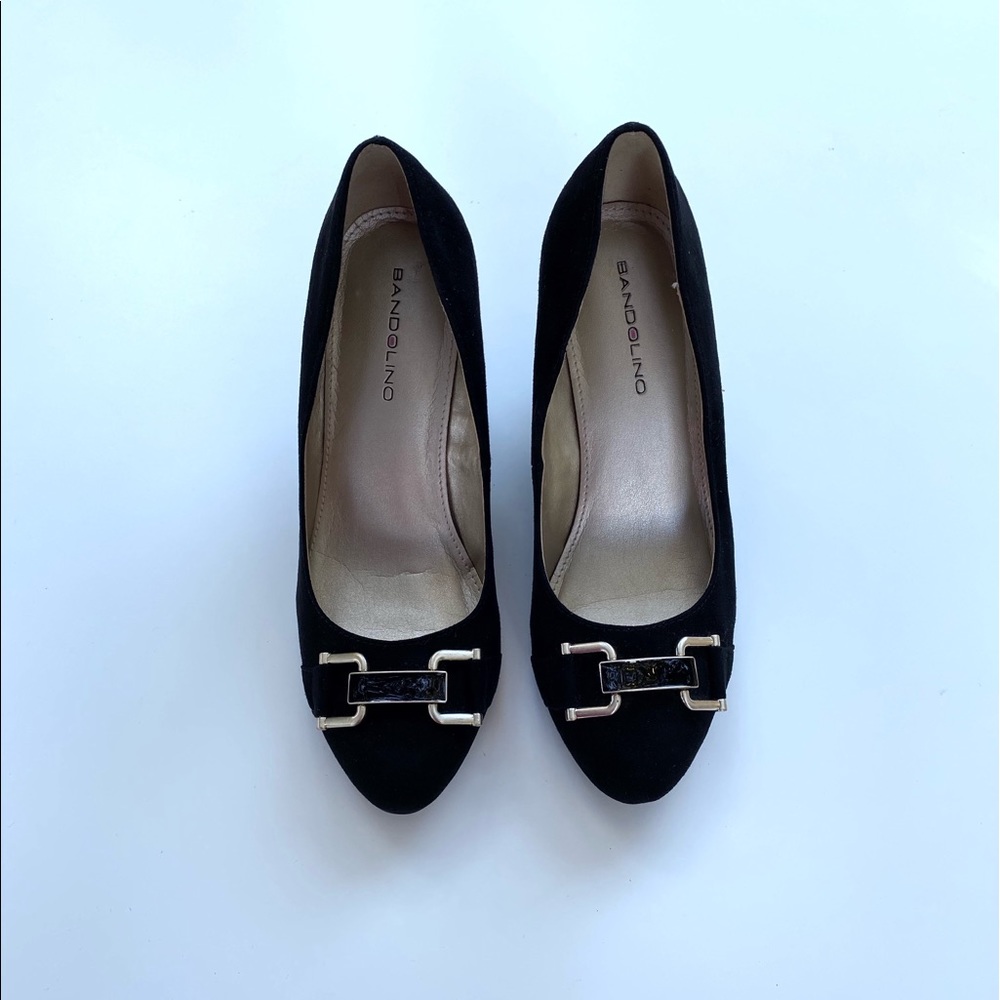 Bandolino Sued Wedge Shoes